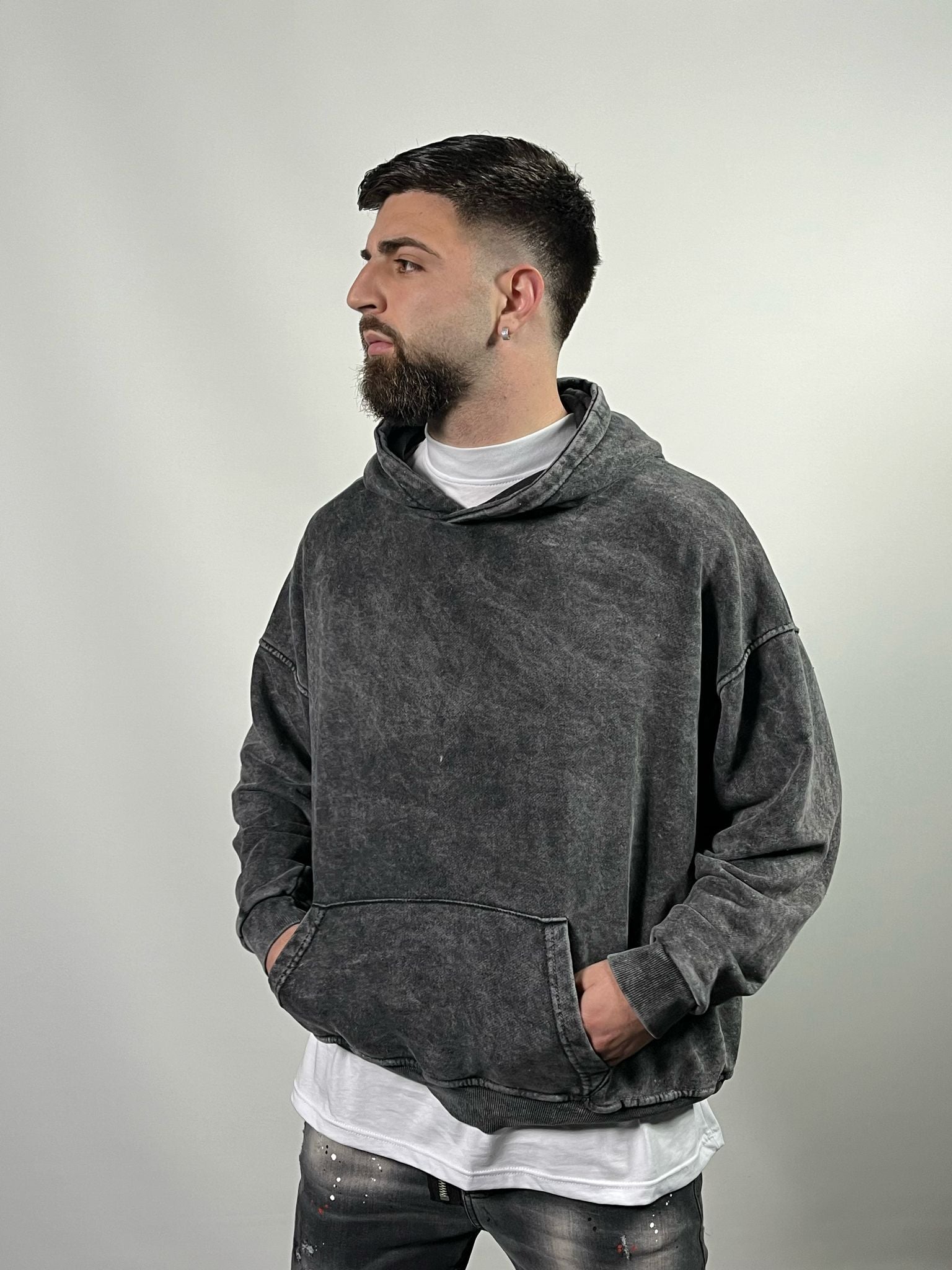 Felpa Hodie Washed Mrm