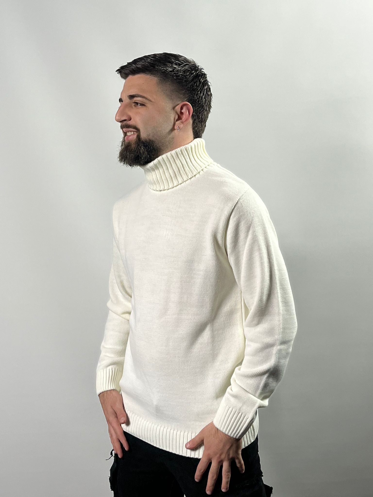 Maglione Collo Alto