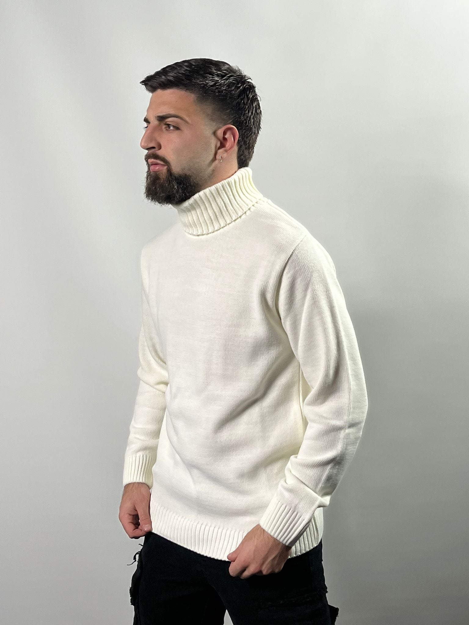 Maglione Collo Alto